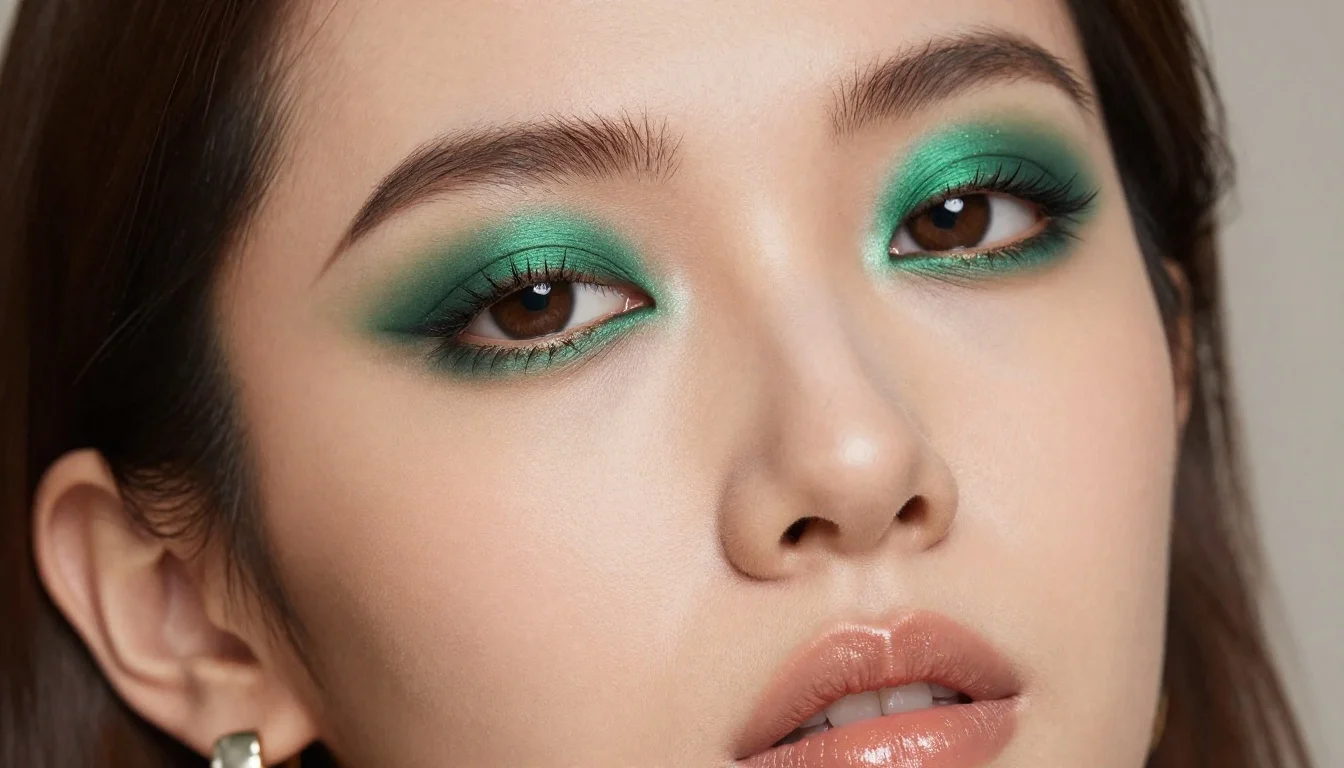 How to wear eyeshadow for olive skin — pairing warm bronze, burnished copper, antique gold near the face