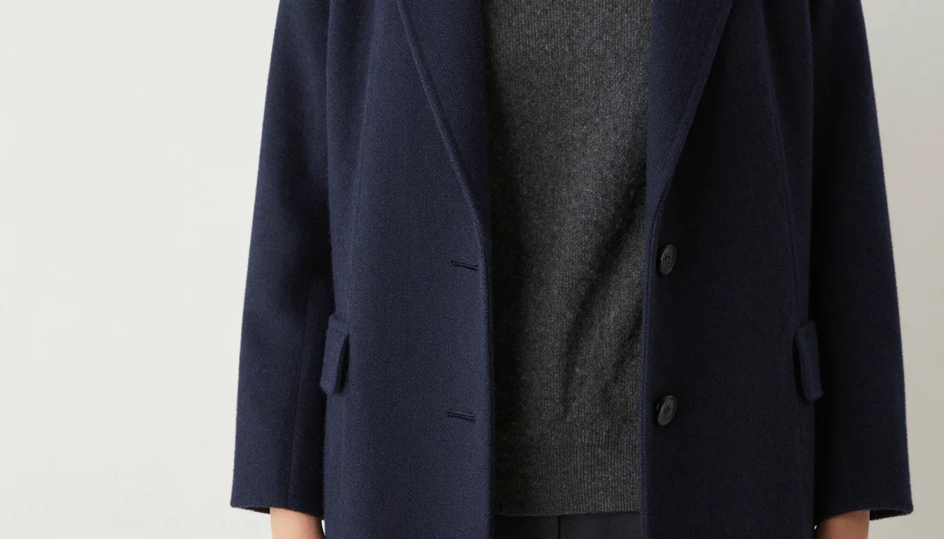 How to wear: Couleurs et Garde-Robe pour Sous-Ton Froid How to wear couleurs et garde-robe pour sous-ton froid — pairing bleu marine, blanc net, gris doux near the face