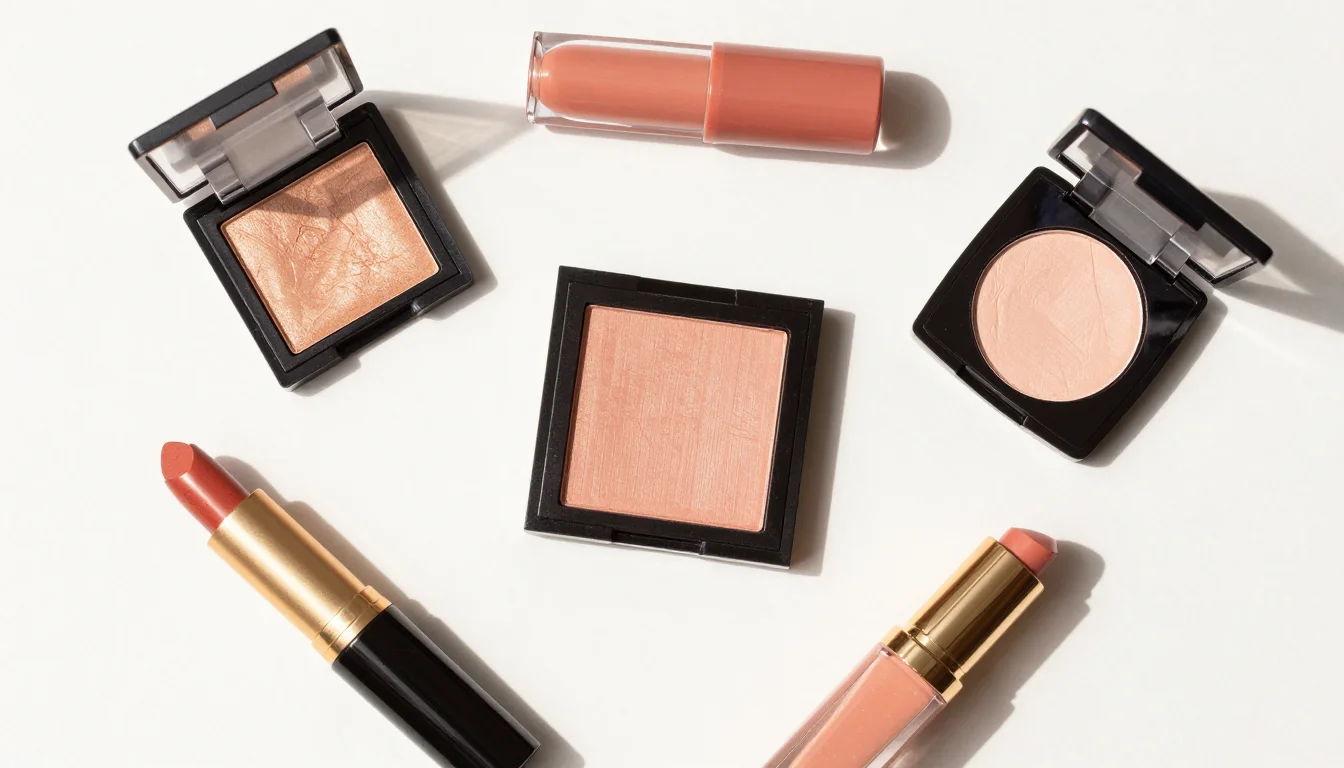How to wear maquillage printemps clair : chaud et frais — pairing pêche chaud, corail clair, abricot doux near the face