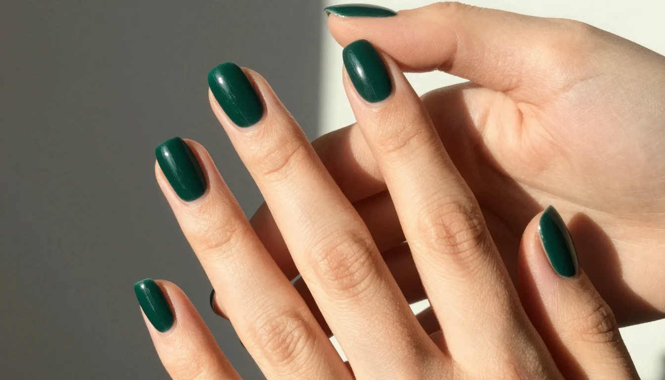 Meilleures Couleurs d’Ongles pour la Peau Mate Meilleures Couleurs d’Ongles pour la Peau Mate — flattering shades including émeraude profond, bordeaux-prune riche, bleu saphir chaud, vert forêt profond