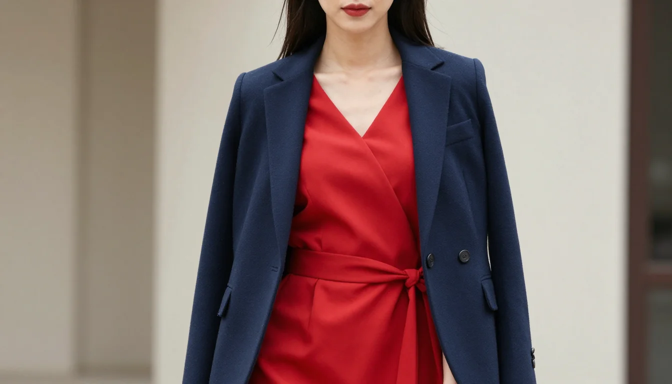 How to wear meilleures couleurs pour la peau asiatique — pairing bleu saphir, émeraude nette, rouge rubis riche near the face