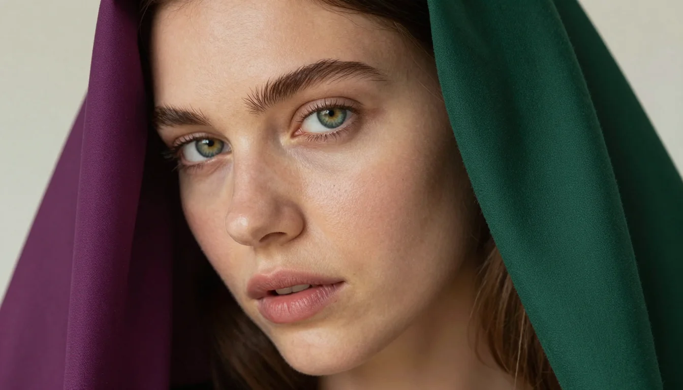 Couleurs pour Peau Claire et Yeux Verts Couleurs pour Peau Claire et Yeux Verts — flattering shades including aubergine profond, violet riche, prune encre, bordeaux-violet froid