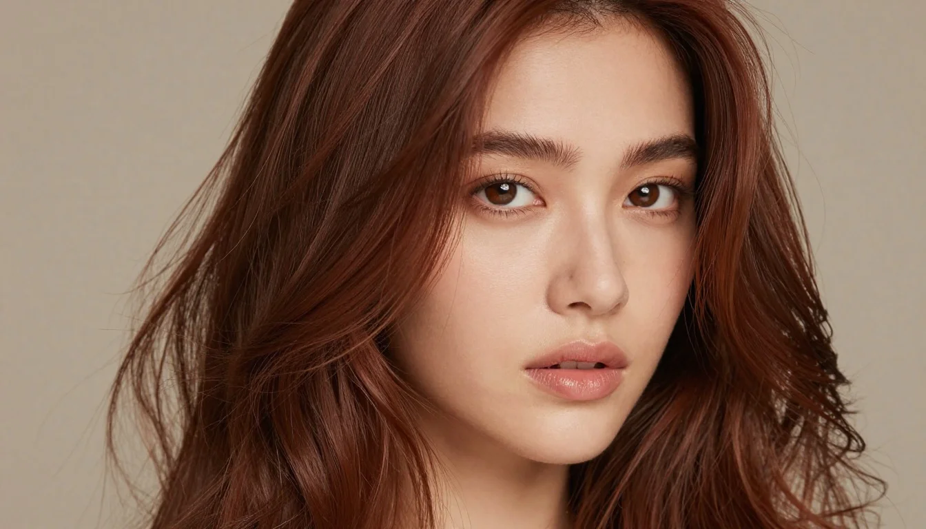 How to wear: Best Hair Colors for Brown Eyes How to wear best hair colors for brown eyes — pairing copper auburn, cinnamon, warm chestnut near the face