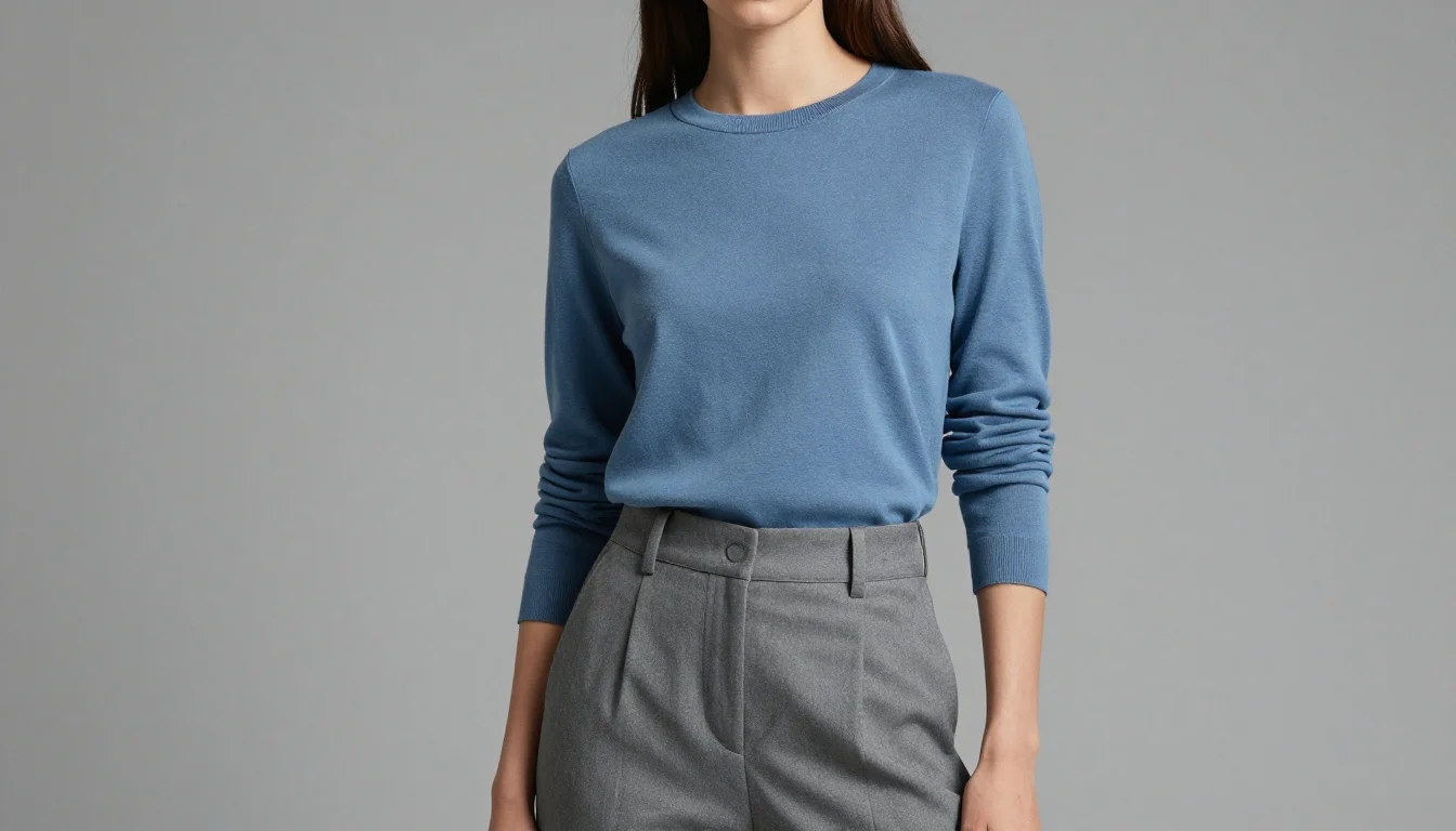 How to wear how to color block for cool undertones — pairing deep navy, cobalt blue, true blue near the face