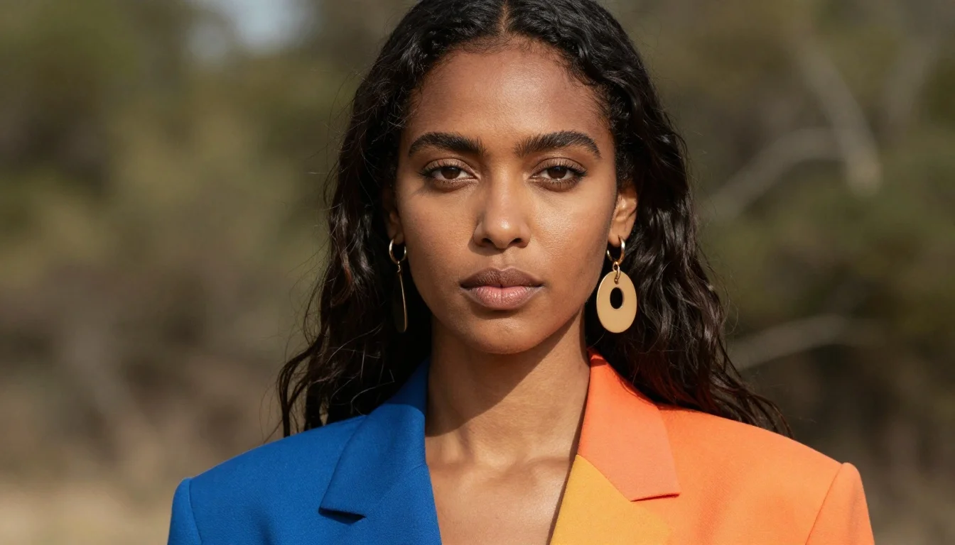 How to Color Block for Olive Skin How to Color Block for Olive Skin — flattering shades including terracotta, rust, forest green, dark olive