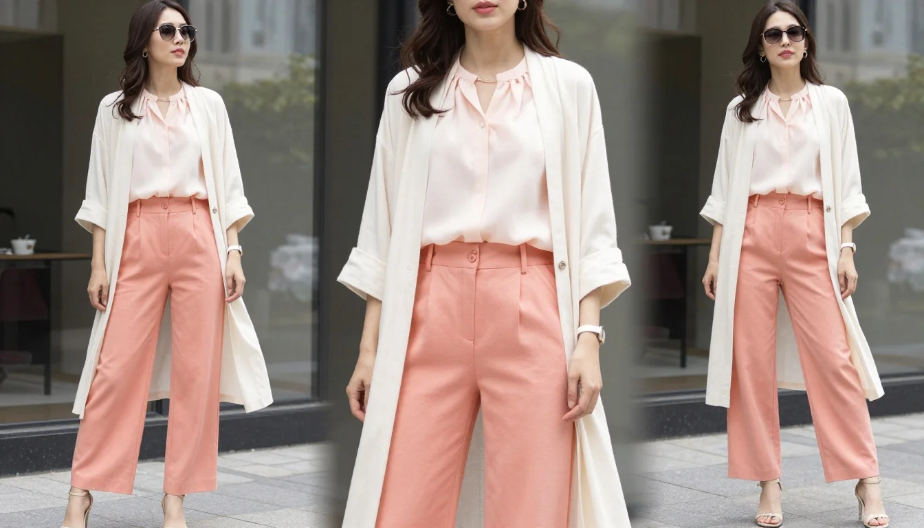 How to wear: Light Spring Capsule Wardrobe How to wear light spring capsule wardrobe — pairing warm ivory, light camel, warm cream near the face