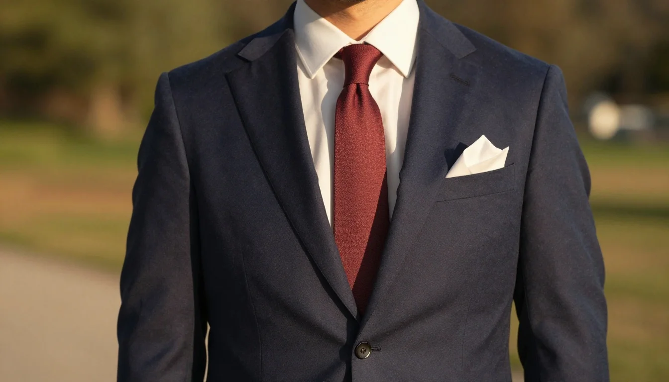 How to wear: Men's Wedding Guest Outfit for Warm Undertones | Color Guide How to wear men's wedding guest outfit for warm undertones | color guide — pairing warm navy, warm charcoal, rich tan near the face