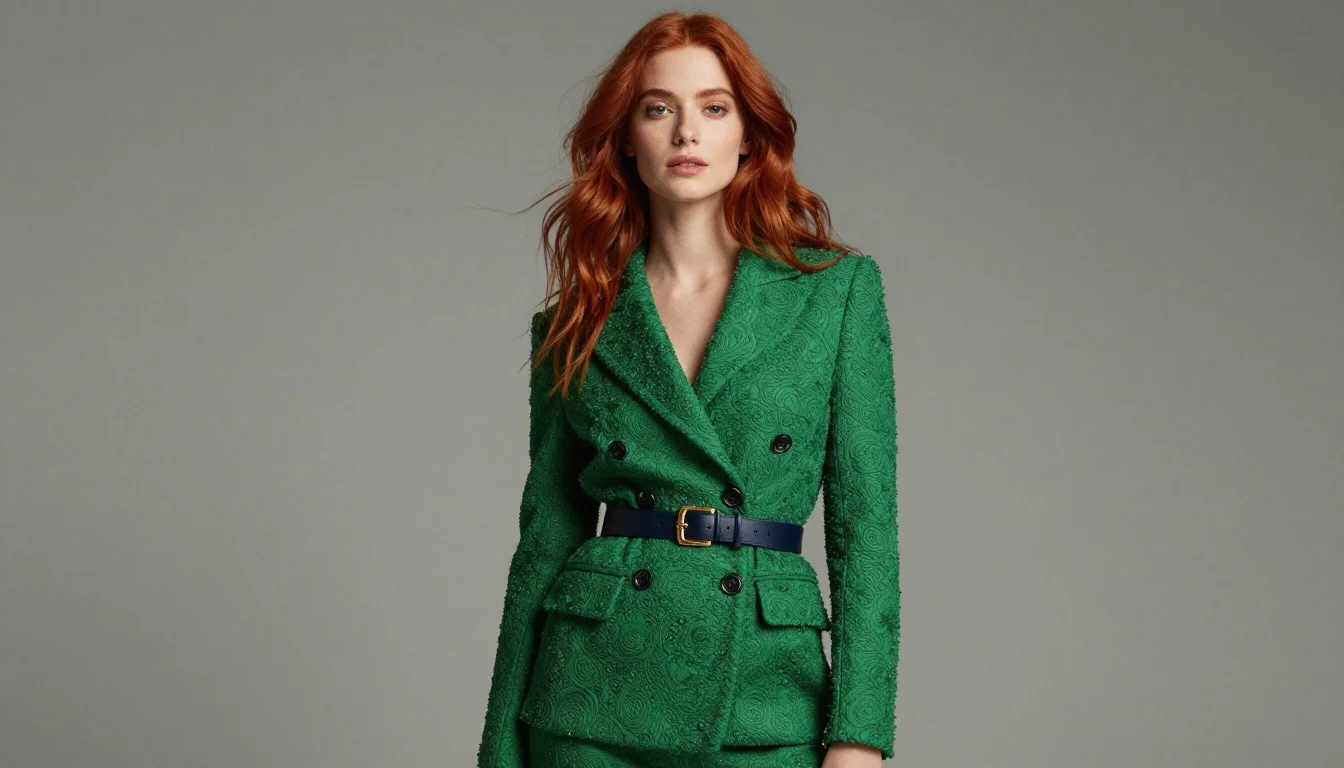 How to wear: Most Flattering Colors for Red Hair How to wear most flattering colors for red hair — pairing warm olive green, sage, forest green near the face