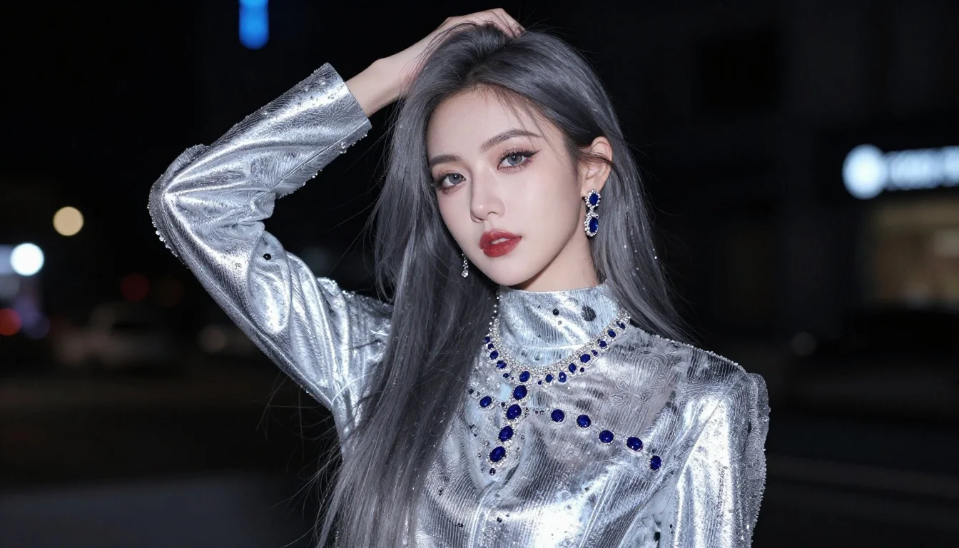 How to wear new year's eve outfit colors for cool undertones | nye color guide — pairing pure silver, icy platinum, gunmetal near the face