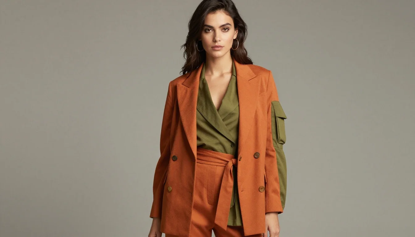 How to wear: Outfit Ideas for Brunettes How to wear outfit ideas for brunettes — pairing emerald green, deep sapphire, rich burgundy near the face