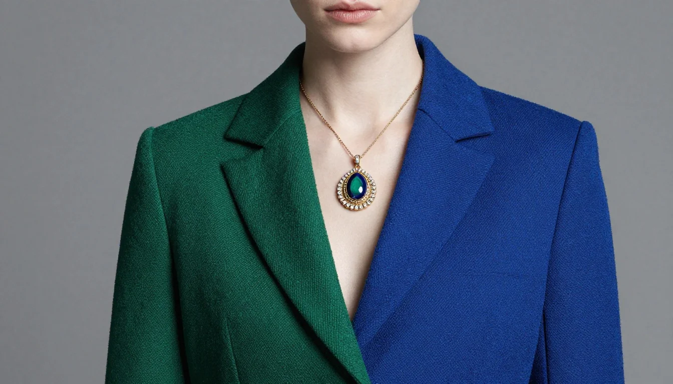 How to wear outfits for pale skin — pairing sapphire blue, emerald green, amethyst purple near the face