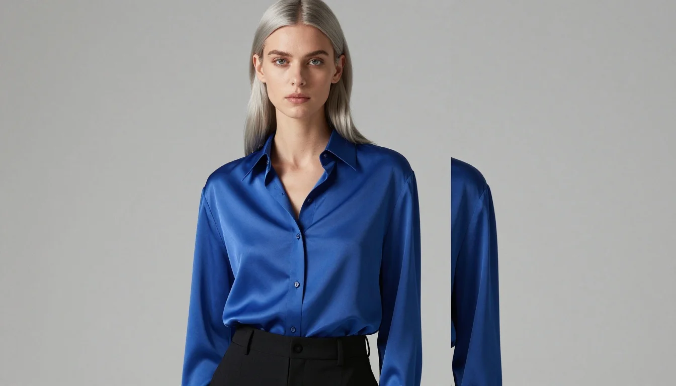 How to wear: Najlepsze kolory dla srebrnych włosów — kompletny przewodnik How to wear najlepsze kolory dla srebrnych włosów — kompletny przewodnik — pairing szafirowy niebieski, ametystowy fiolet, głęboki teal near the face