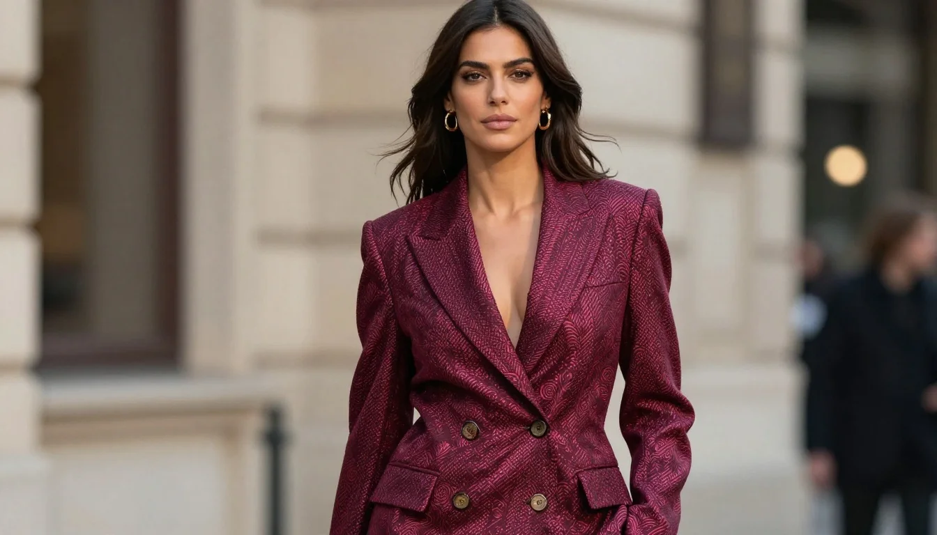 How to wear: Power Colors for Your Skin Tone How to wear power colors for your skin tone — pairing warm burgundy, rich terracotta, deep olive near the face