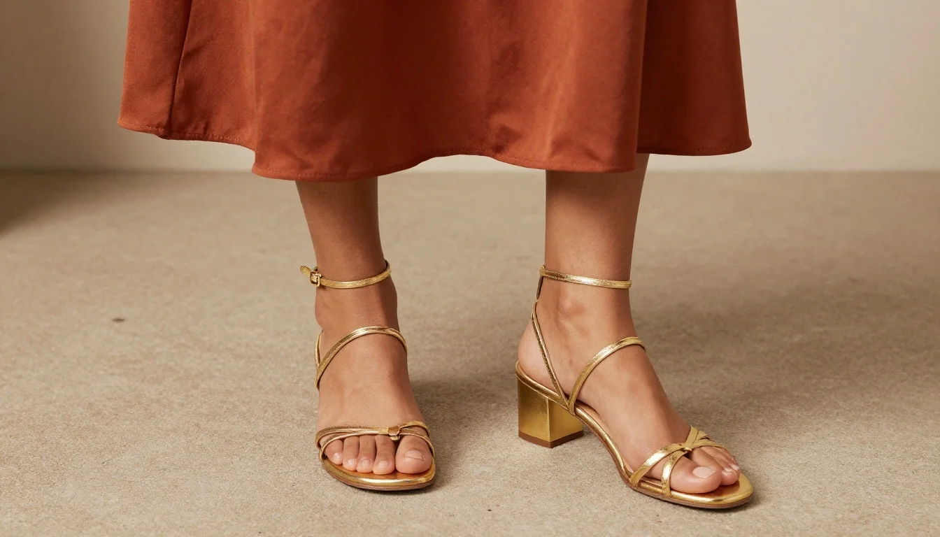 How to wear: Shoes for Olive Skin How to wear shoes for olive skin — pairing golden sand, warm olive beige, yellow-warm nude near the face