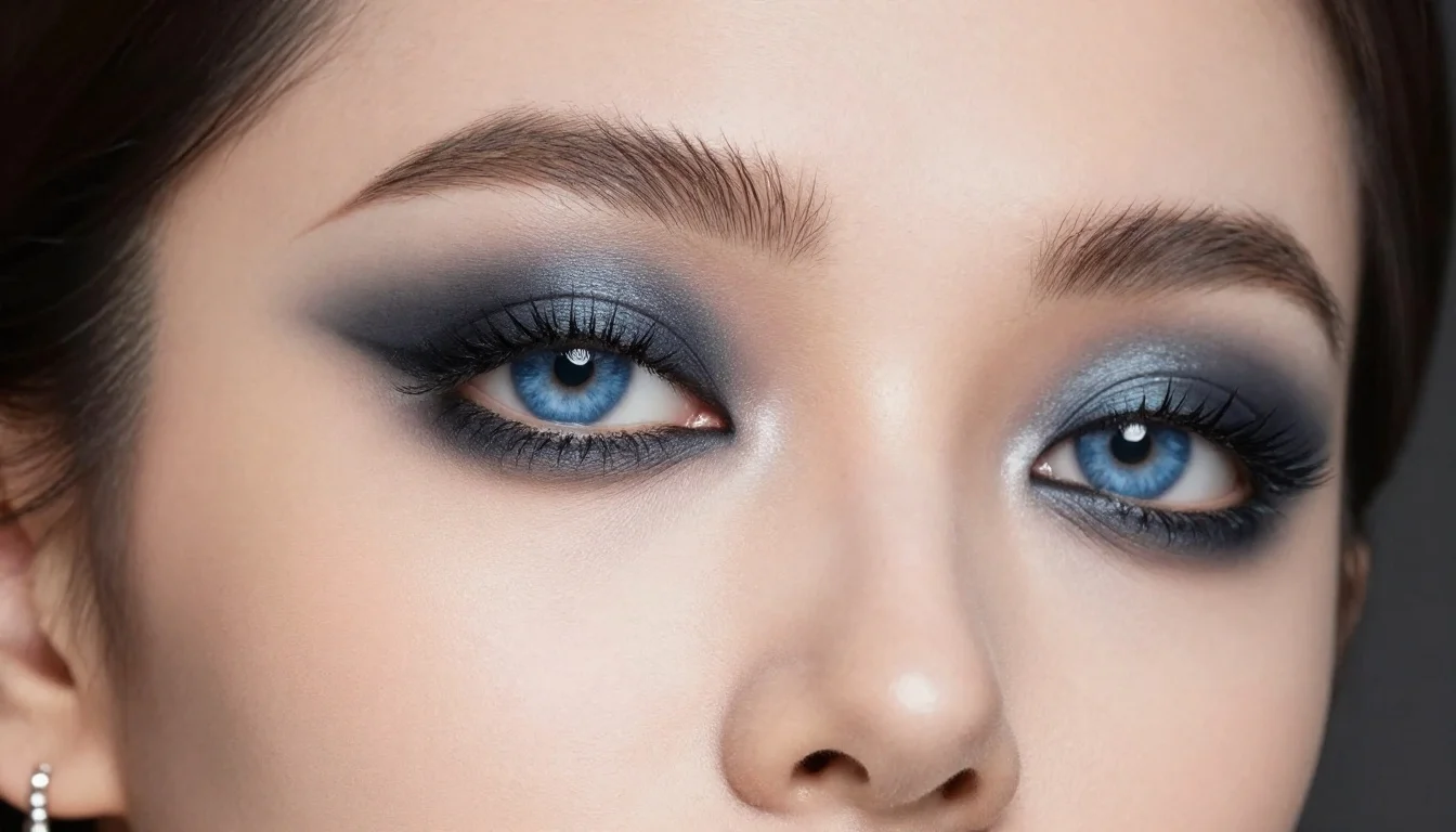 How to wear: Smoky Eye for Blue Eyes: Make Them Vivid How to wear smoky eye for blue eyes: make them vivid — pairing soft charcoal, deep graphite, true black near the face