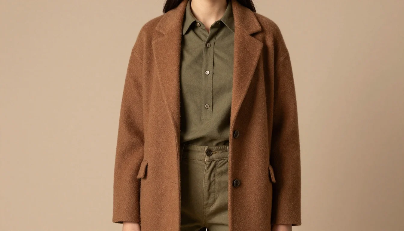 How to wear: Soft Autumn Capsule Wardrobe How to wear soft autumn capsule wardrobe — pairing warm camel, warm beige, mushroom brown near the face