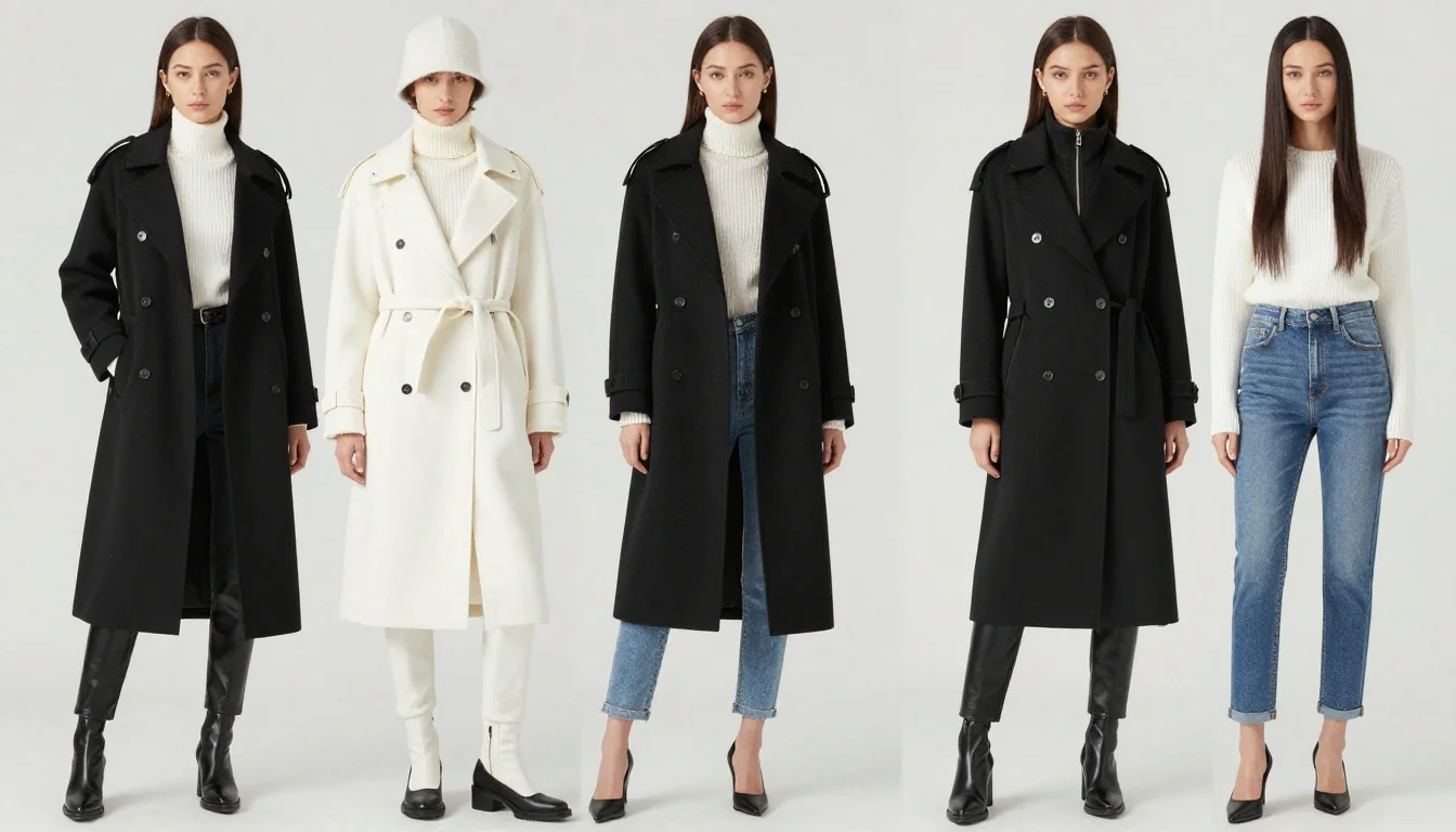 How to wear: Starter Wardrobe for Cool Winter | Your First 12 Pieces How to wear starter wardrobe for cool winter | your first 12 pieces — pairing jet black, cool black, blue-black near the face