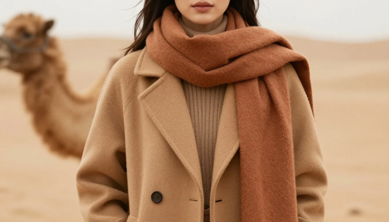 How to wear: Travel Capsule for Warm Undertones | PaletteHunt How to wear travel capsule for warm undertones | palettehunt — pairing camel, warm taupe, olive near the face