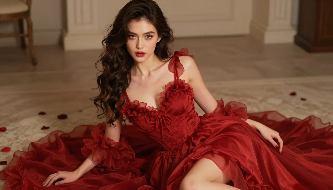 How to wear: Valentine's Day Outfit Colors for Brunettes How to wear valentine's day outfit colors for brunettes — pairing deep crimson, burgundy, wine near the face