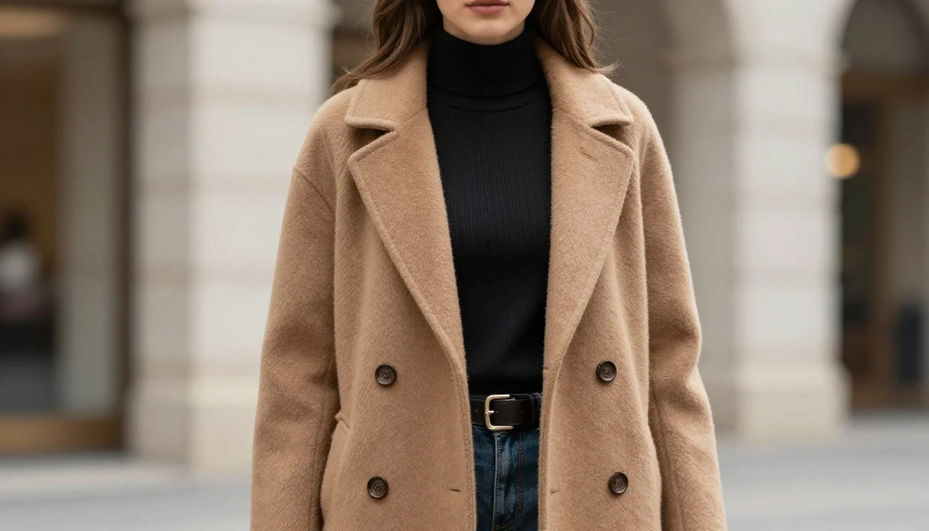 How to wear: Wardrobe for Brunettes | Colors That Look Best on Dark Hair How to wear wardrobe for brunettes | colors that look best on dark hair — pairing camel, warm ivory, cream near the face