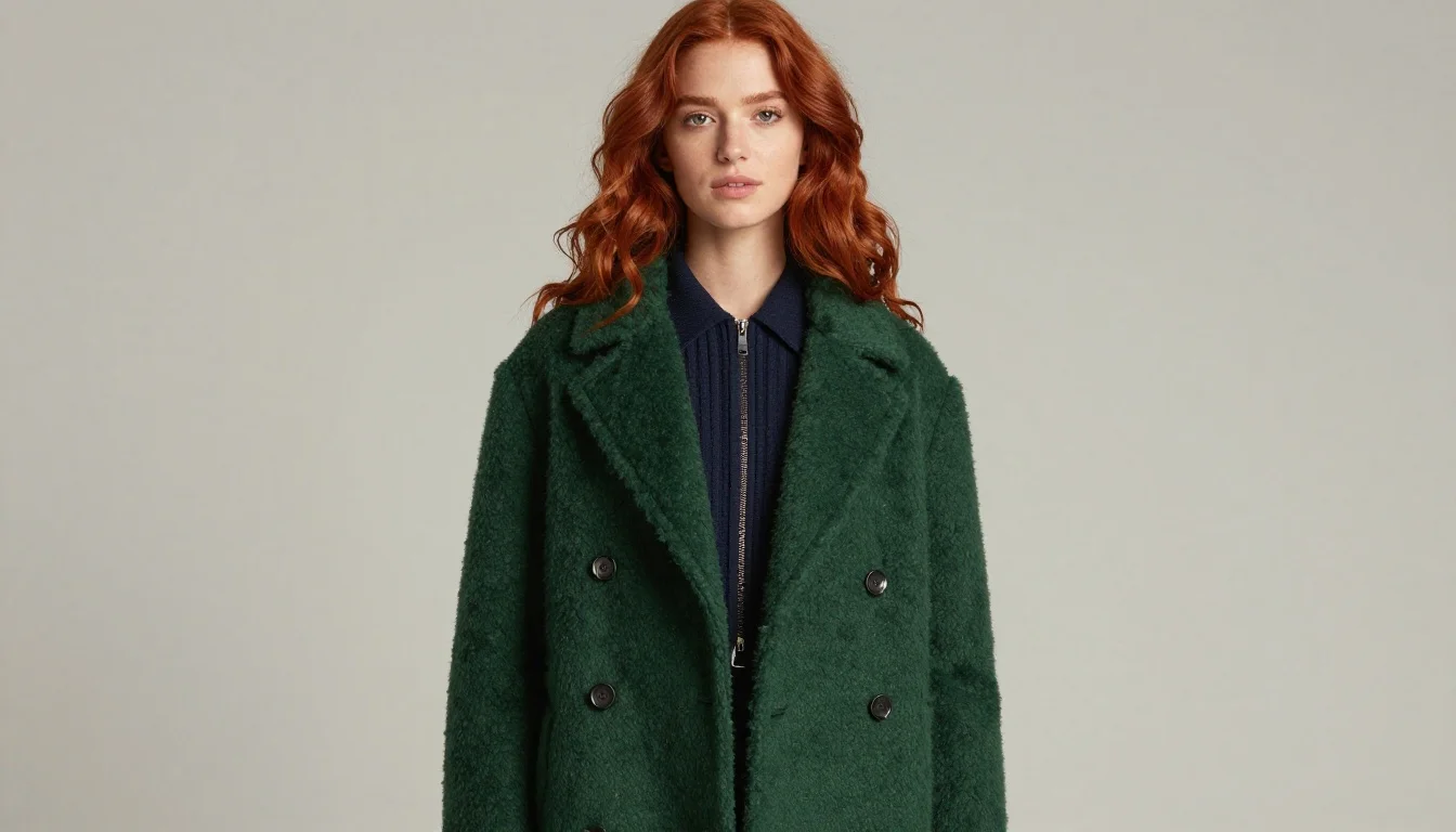 How to wear: Wardrobe for Red Hair | Colors That Let Your Hair Shine How to wear wardrobe for red hair | colors that let your hair shine — pairing navy, warm ivory, camel near the face