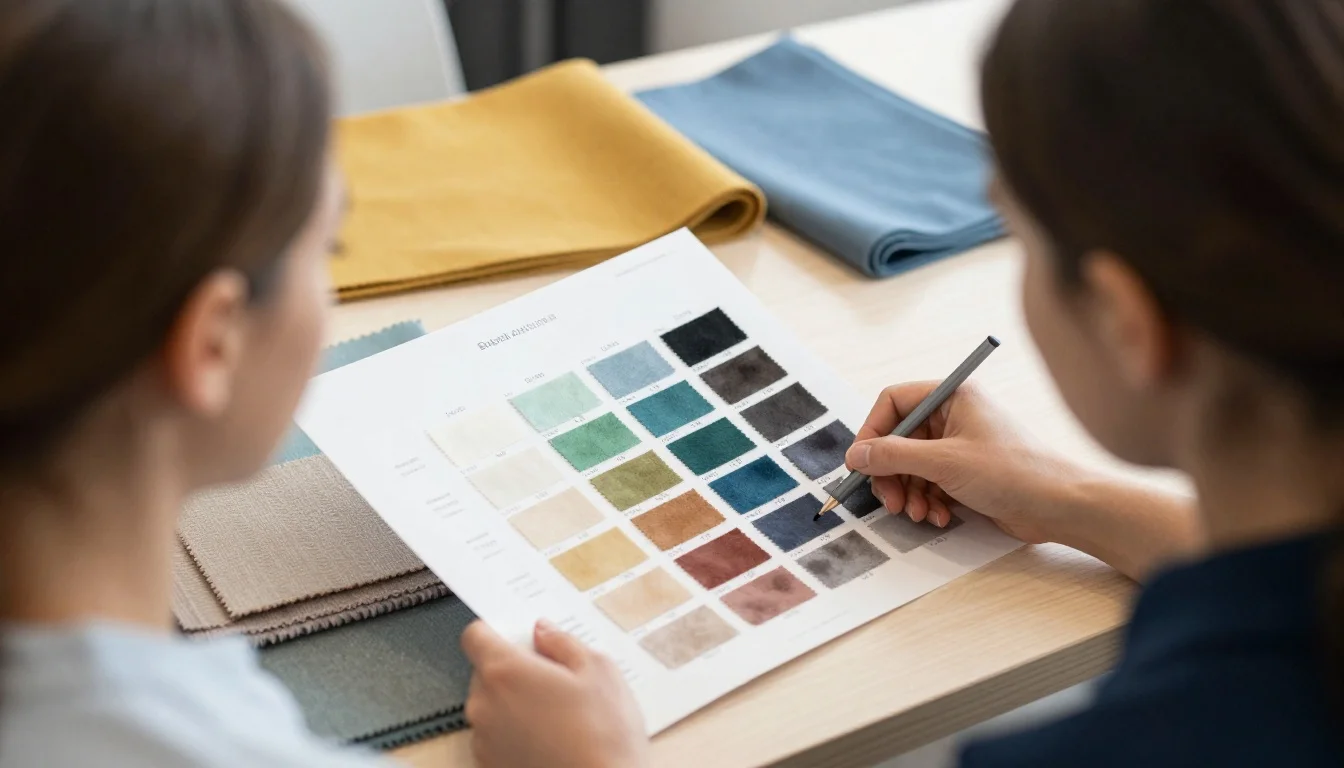 What Is Color Analysis? How It Works Same face compared with warm coral and cool raspberry drapes during a personal color analysis