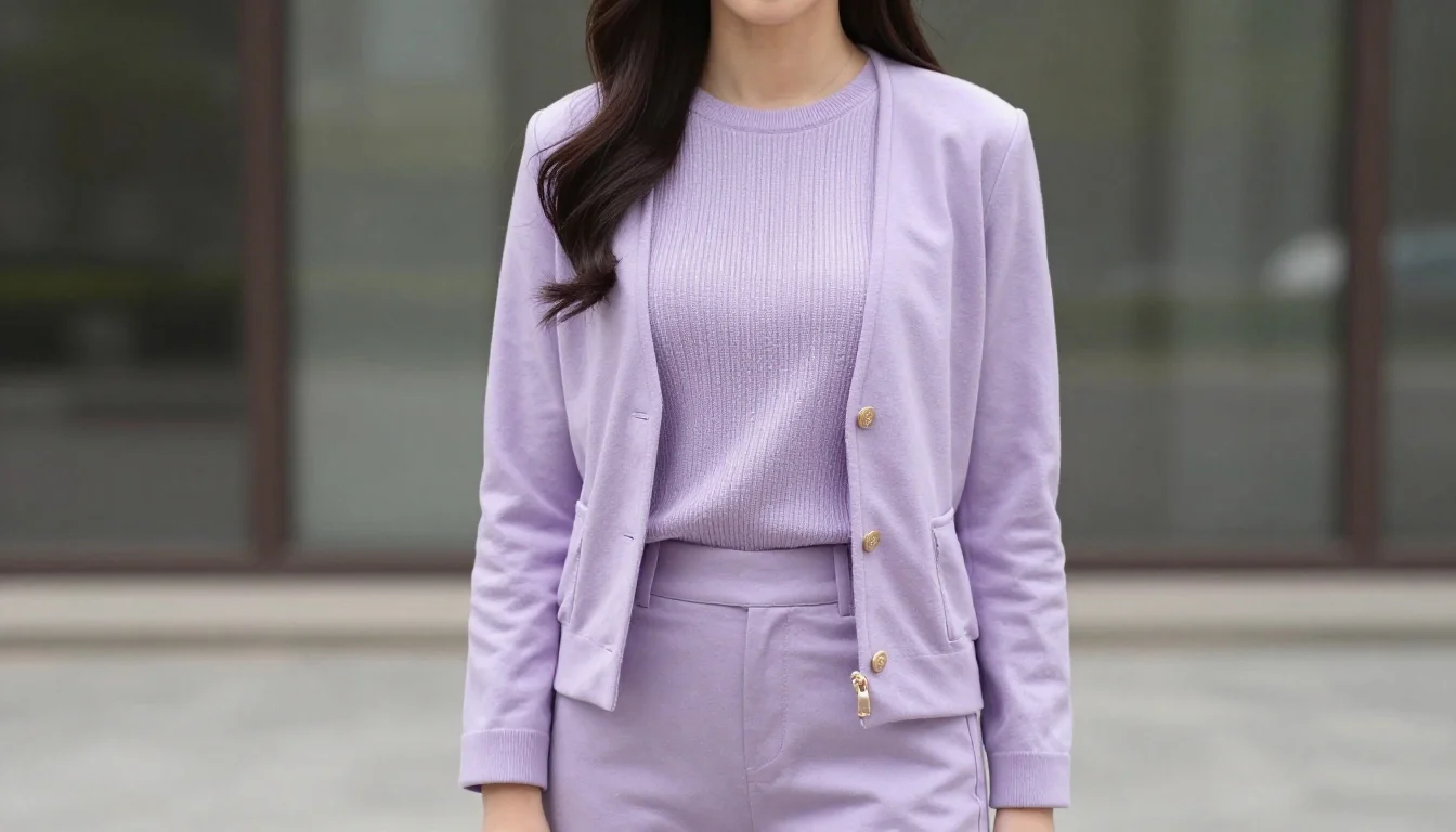 How to wear: What Skin Tone Suits Lavender? How to wear what skin tone suits lavender? — pairing light lavender, lilac, powder violet near the face
