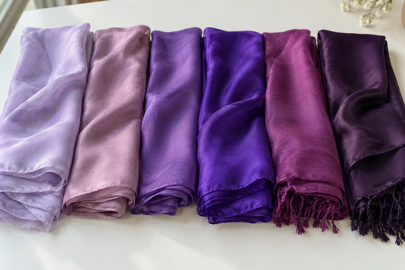 How to wear: What Skin Tone Suits Purple? How to wear what skin tone suits purple? — pairing royal purple, true violet, cool lavender near the face