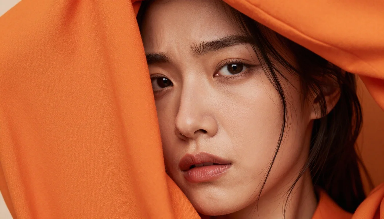 Why Orange Is Hard to Wear (and Who Can) Why Orange Is Hard to Wear (and Who Can) — flattering shades including #c66439, #cb6d51, #a0522d, #cc7357