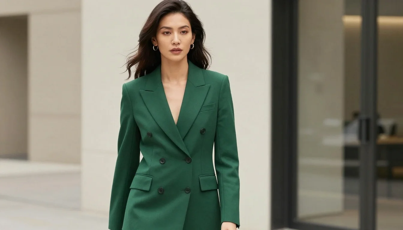 How to wear work outfits for dark hair | office color guide — pairing bright white, warm ivory, crisp cream near the face