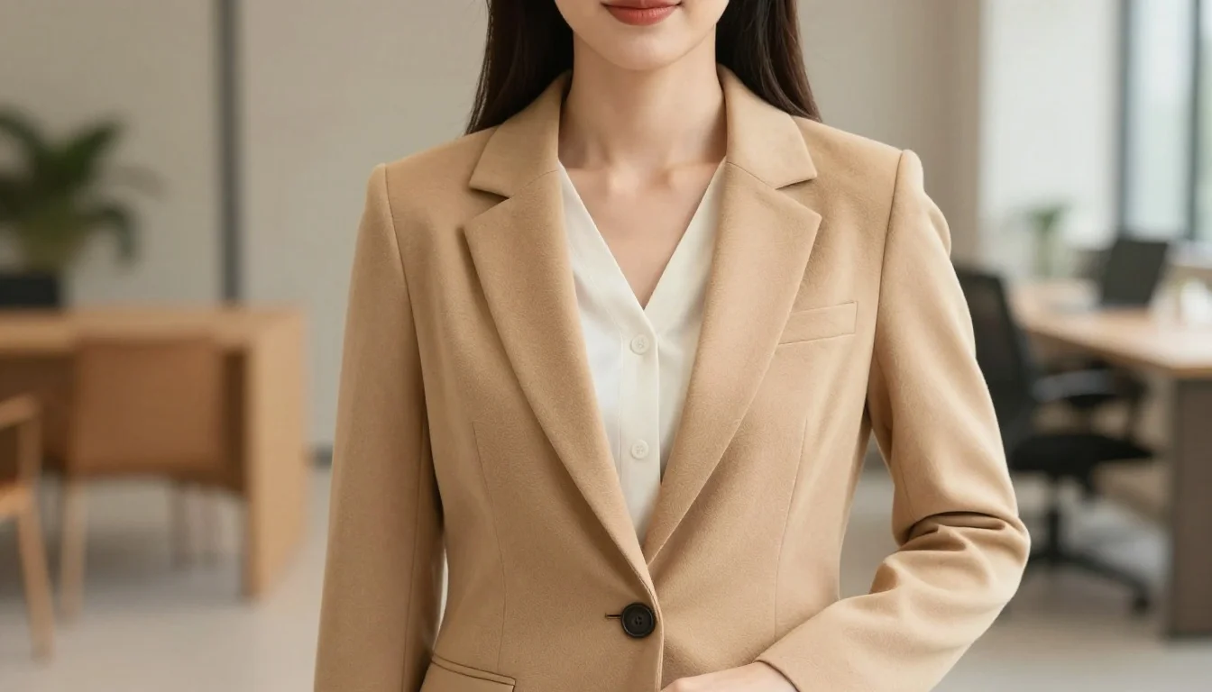 How to wear: Work Outfits for Warm Undertones | Office Color Guide How to wear work outfits for warm undertones | office color guide — pairing camel, warm tan, ivory near the face